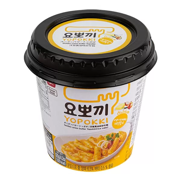 Рисовые палочки Topokki в сливочно-луковом соусе