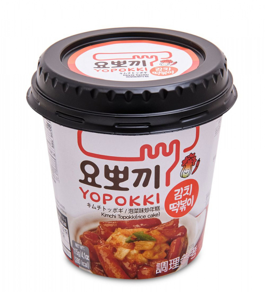 Рисовые палочки Topokki в соусе Кимчи , Kimchi Toppoki